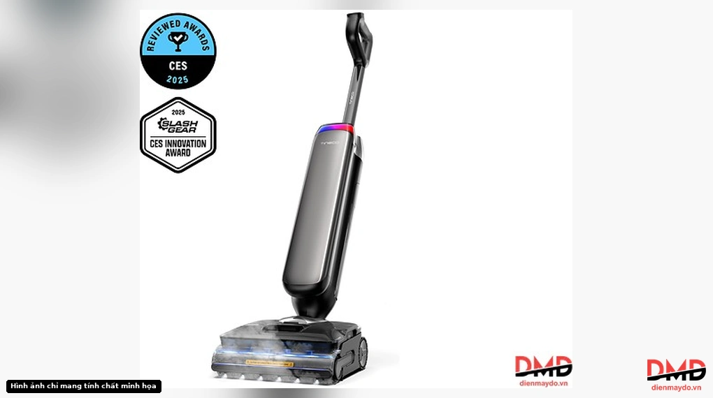 Máy hút bụi lau nhà Tineco Floor One S7 Stretch Steam with steam active and CES 2025 award logos