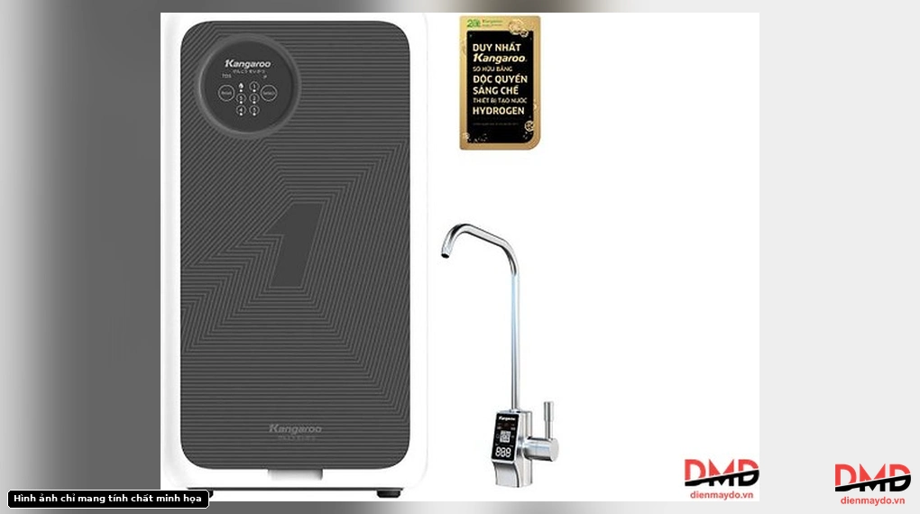 Thiết kế mặt trước của Máy lọc nước RO Kangaroo KG400US 5 lõi