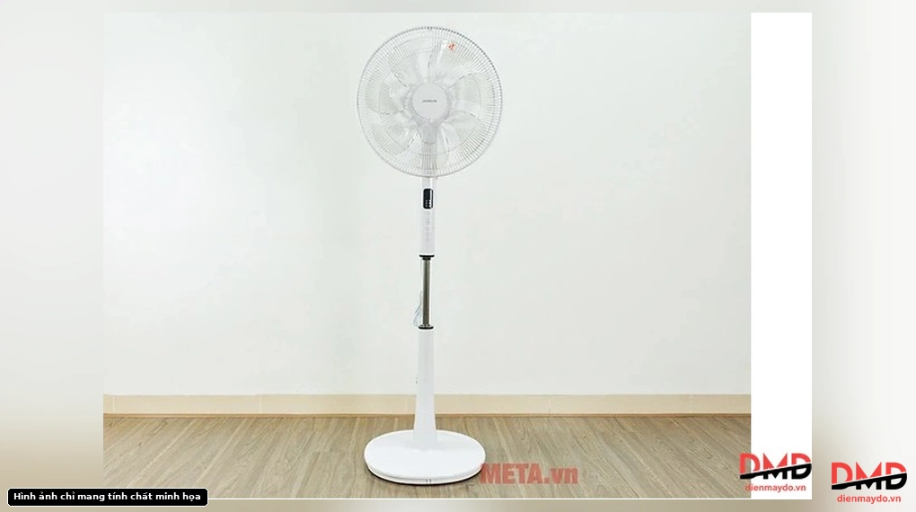 Quạt đứng Hitachi LF-D6RCWM with extended stand height