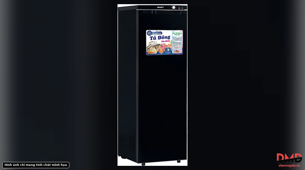 Tủ đông đứng Sanaky Inverter 213 lít VH-230VD3 - Thiết kế mặt trước