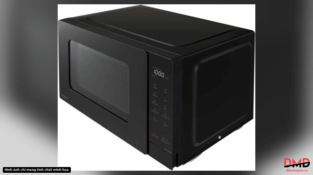 Top right angled view of Panasonic NN-ST34NBYUE microwave oven
