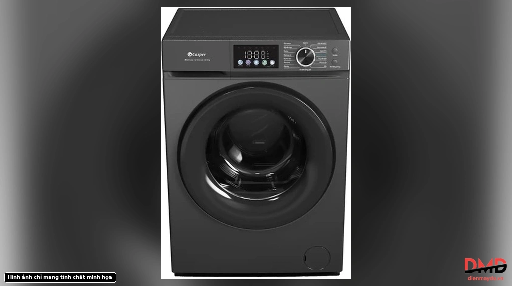 Front view of Máy giặt Casper Inverter 12.5 kg WF-D125VGR1