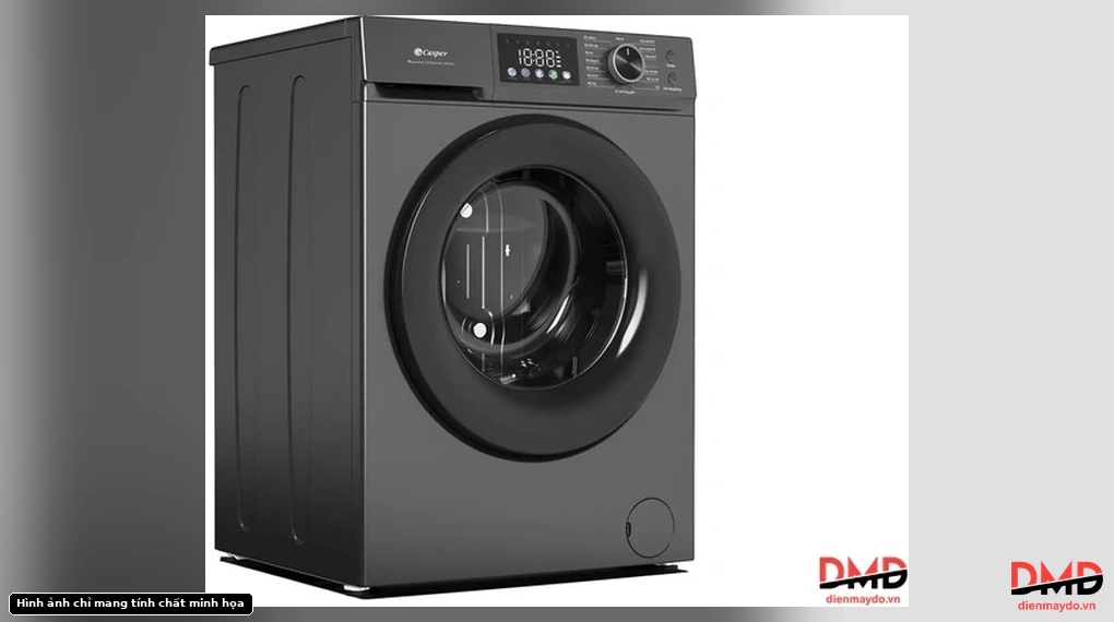 Left-angled view of Máy giặt Casper Inverter 9.5 kg WF-D95VGR1