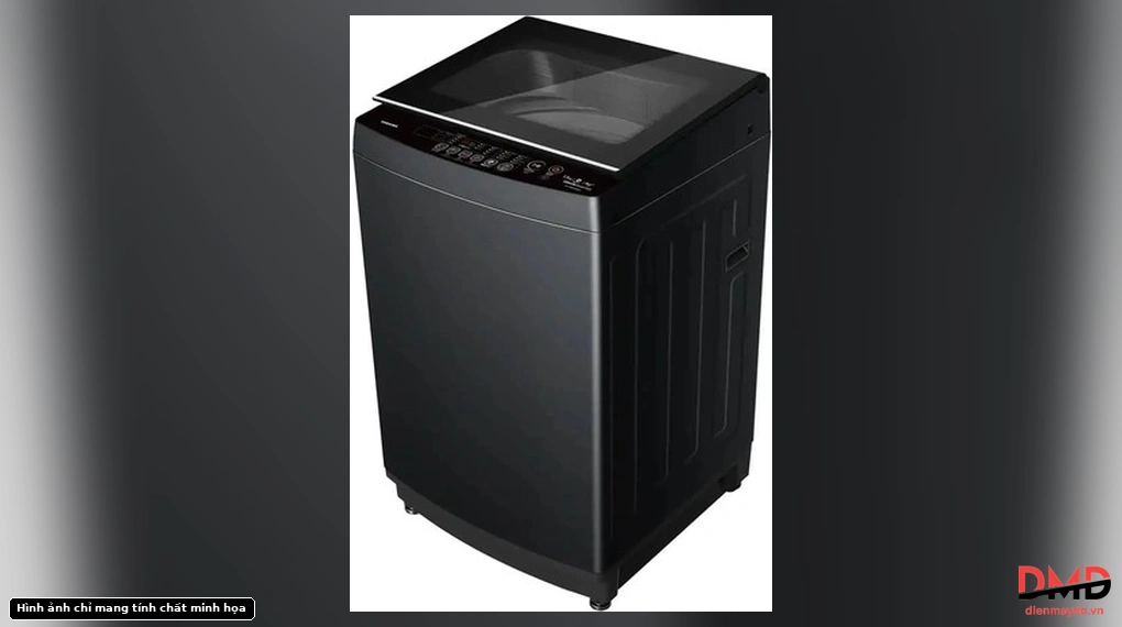 Angled view from the top right of Máy giặt Toshiba Inverter 15 kg AW-T06D1600LV(MK)