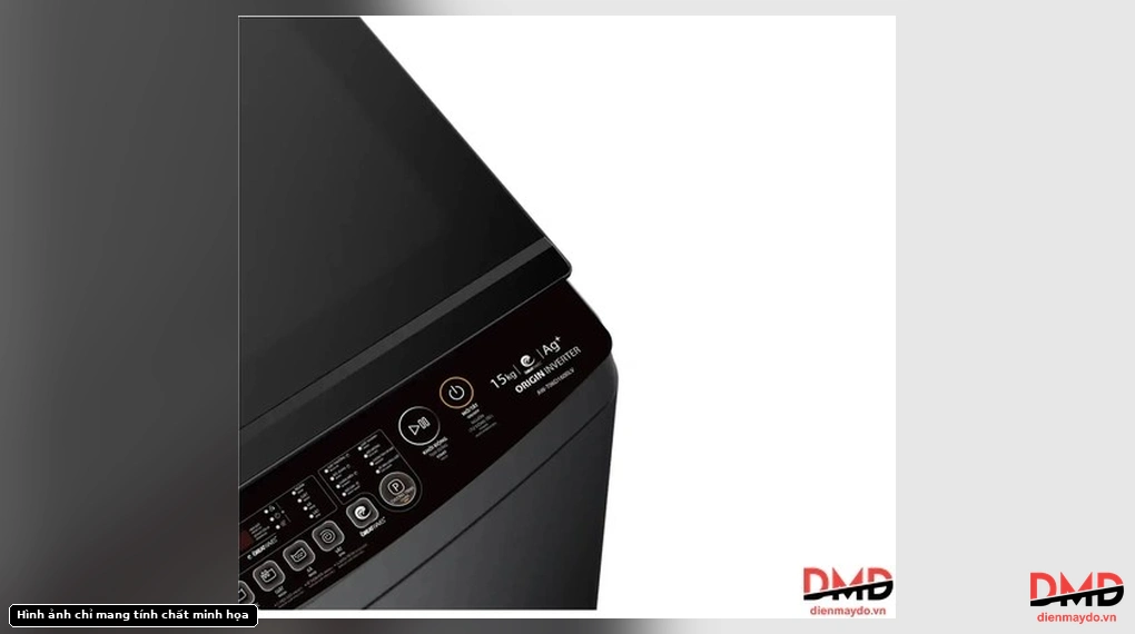 Close-up of the control panel on Máy giặt Toshiba Inverter 15 kg AW-T06D1600LV(MK)