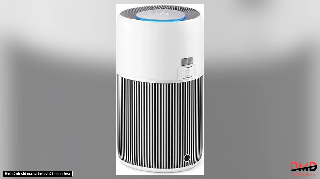 Back view of Máy lọc không khí Philips AC2220/10 showing the sensor area and power cord port