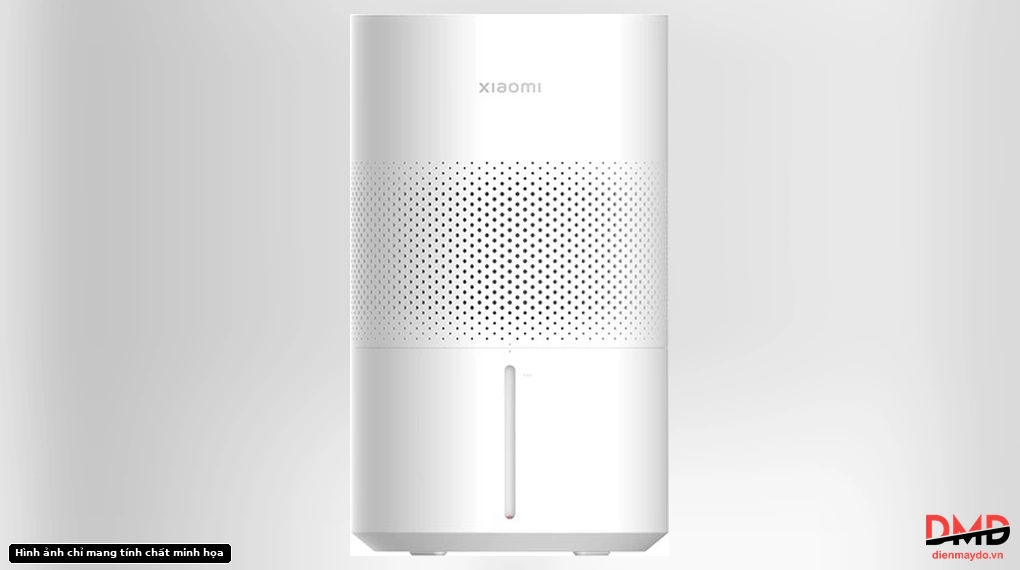 Front view of the Máy Tạo Độ Ẩm Smart Evaporative Humidifier EU ( Xiaomi BHR8532EU ) showing the water level indicator and perforated design.