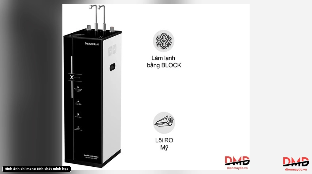Máy lọc nước RO nóng nguội lạnh Daikiosan DN307