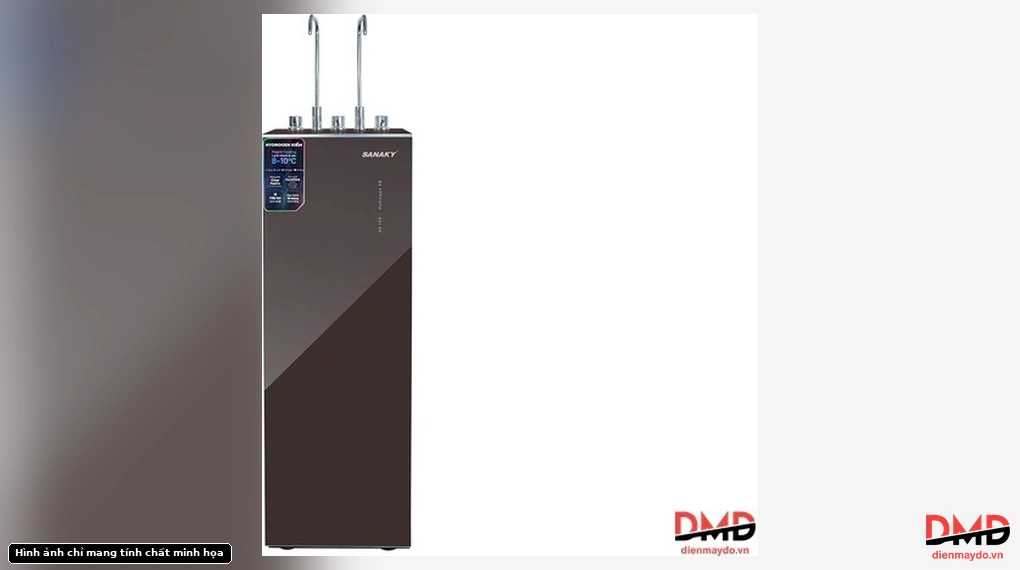 Front view of Máy lọc nước nóng lạnh Hydrogen Khoáng 12 lõi Sanaky SNK-TV3HK020