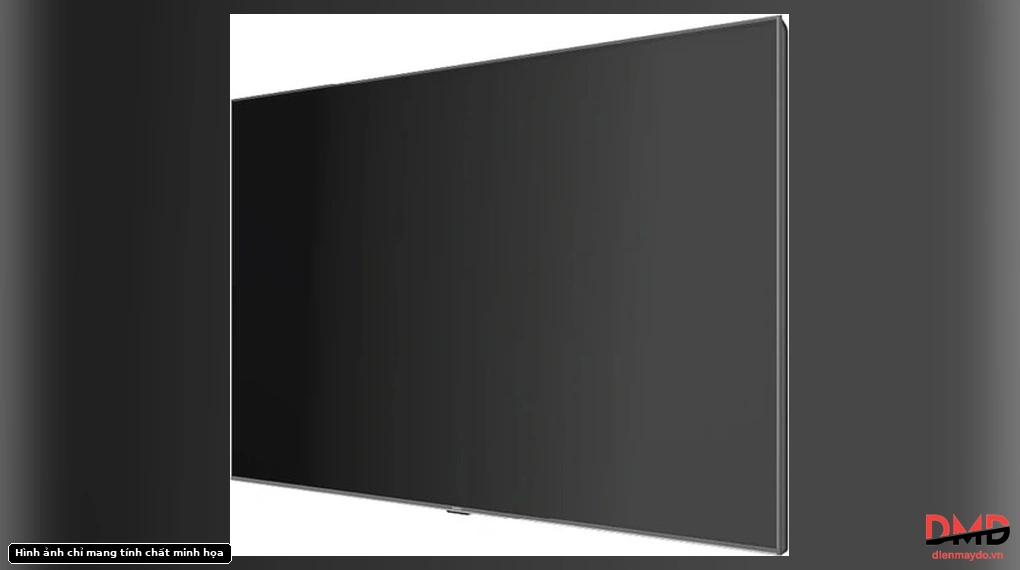 Angled view of Google Tivi Coocaa Khung tranh 86 inch 86L85