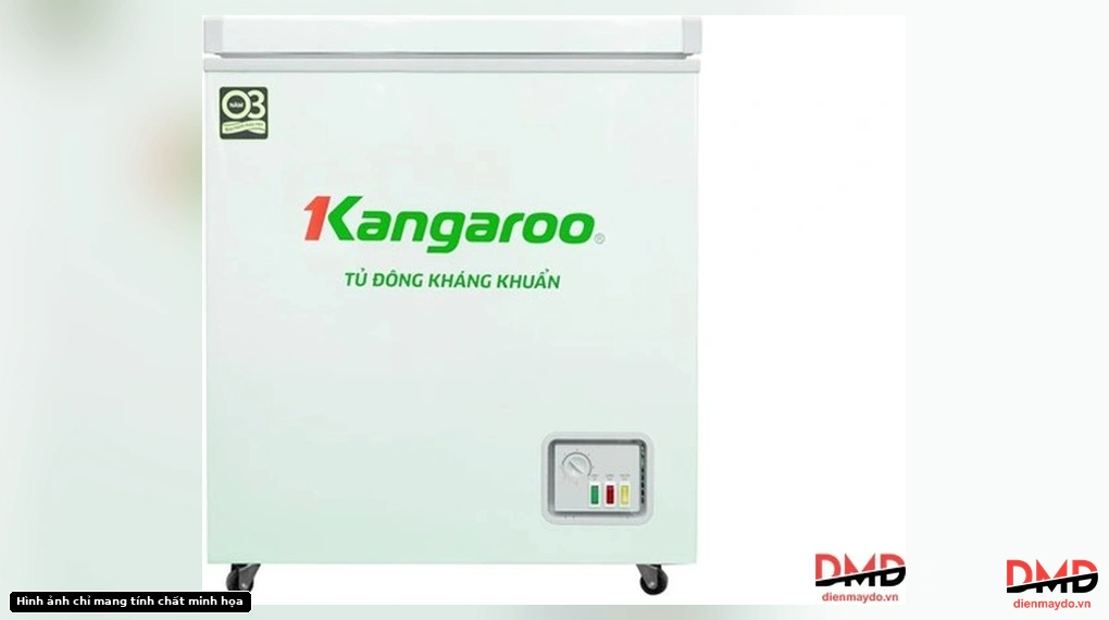 Front view of Tủ đông Kangaroo 90 lít KG090C1N closed