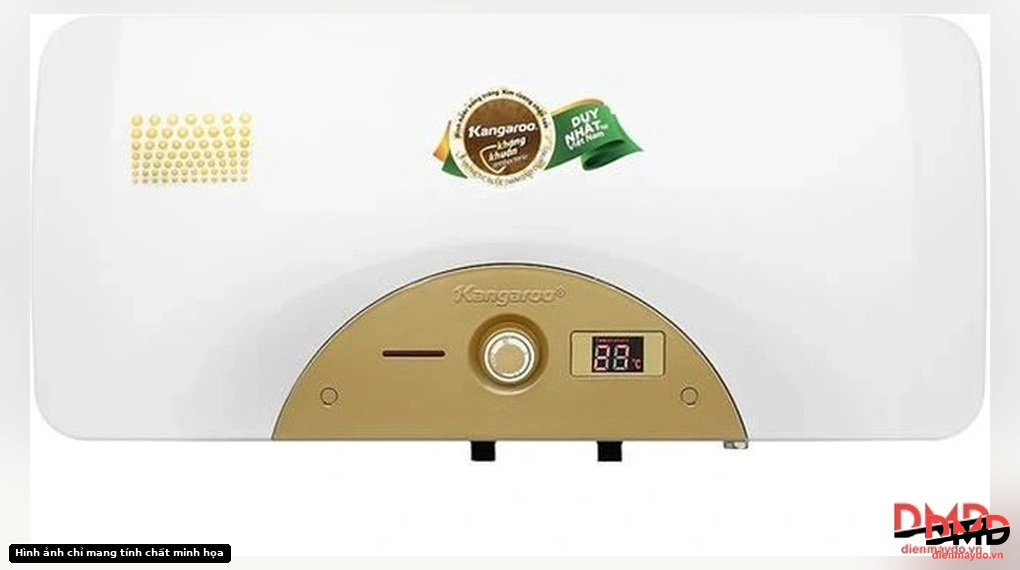Front view of Bình nóng lạnh gián tiếp Kangaroo 30 lít KG68A3