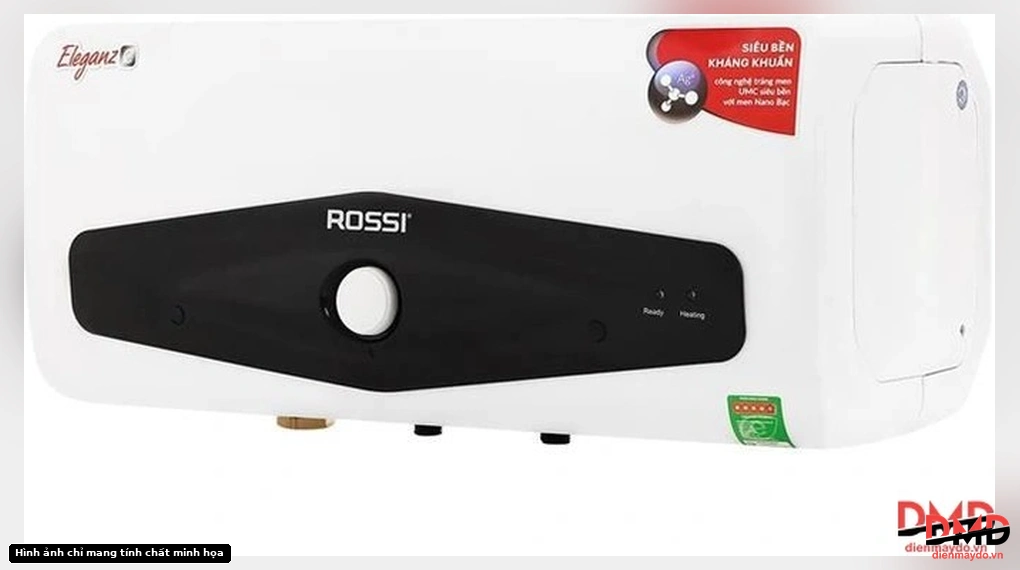 Bình nóng lạnh gián tiếp Rossi 20 lít REC20SL - Right angled view