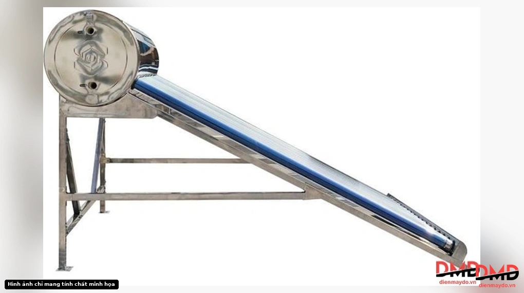 Bình nóng lạnh năng lượng mặt trời Sơn Hà Sentinel Gold 58-140G - Mặt bên