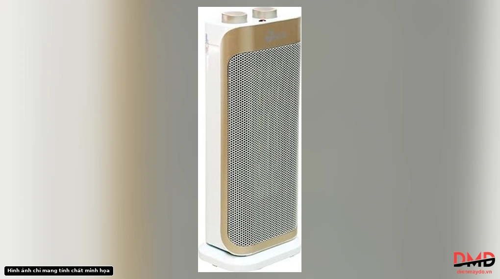 Left angled view of Quạt sưởi gốm FUJIE CH-2100