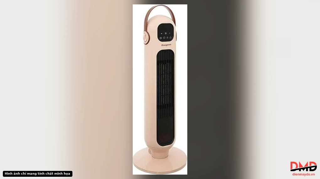 Quạt sưởi gốm Kangaroo KGFH8G angled view