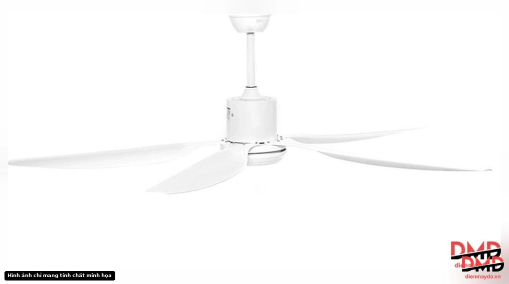 Quạt trần AC 5 cánh ACF03D665 50W side view