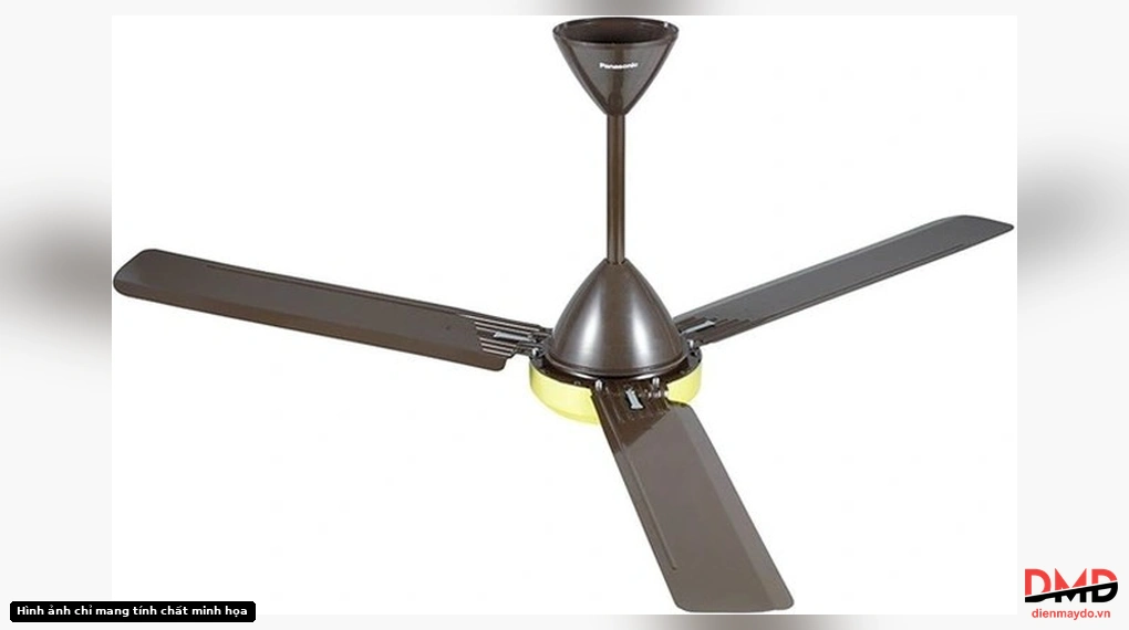 Quạt trần Panasonic 3 cánh F-56NCL 70W - Góc nhìn từ trên xuống
