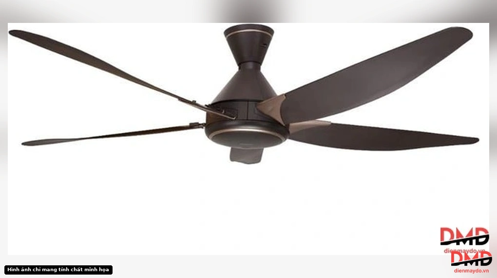 Quạt trần Panasonic 5 cánh F-60GDS-B 40W nhìn ngang