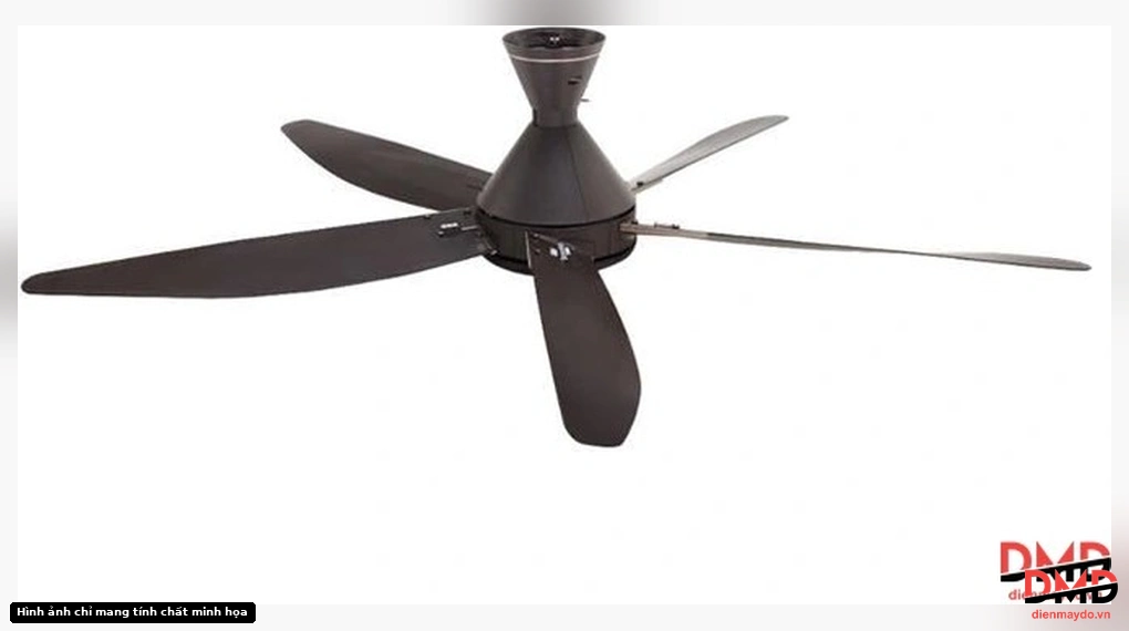 Quạt trần Panasonic 5 cánh F-60GDS-BS 40W - Góc nhìn từ trên xuống