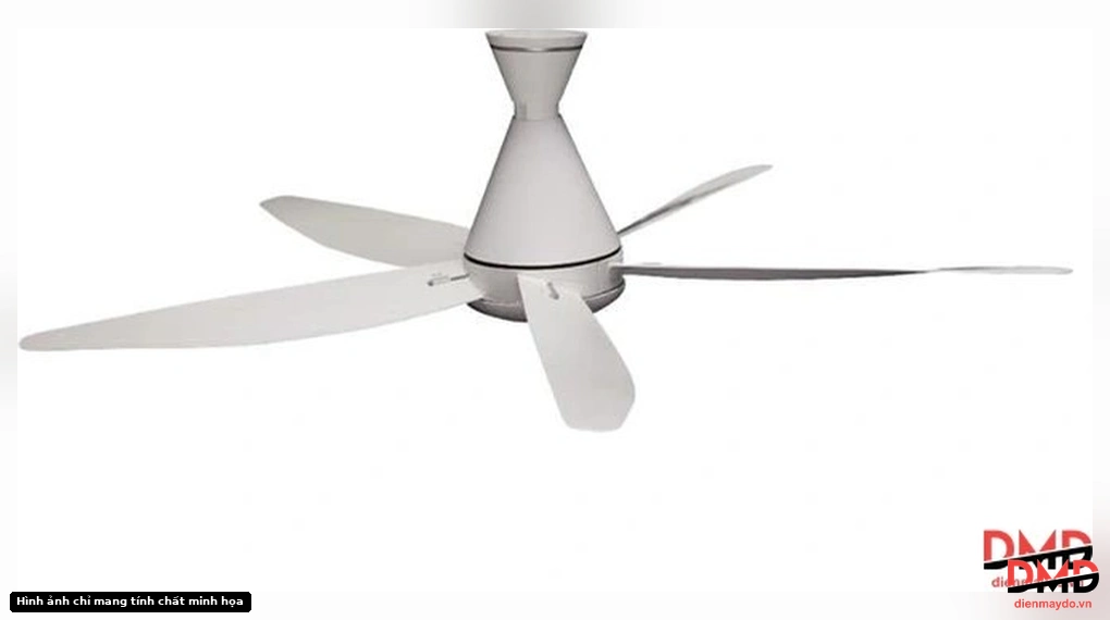 Quạt trần Panasonic 5 cánh F-60GFN 58W góc nhìn từ trên xuống