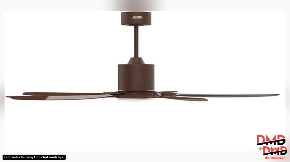 Mặt bên của Quạt trần Sunhouse 5 cánh APF7682B 60W