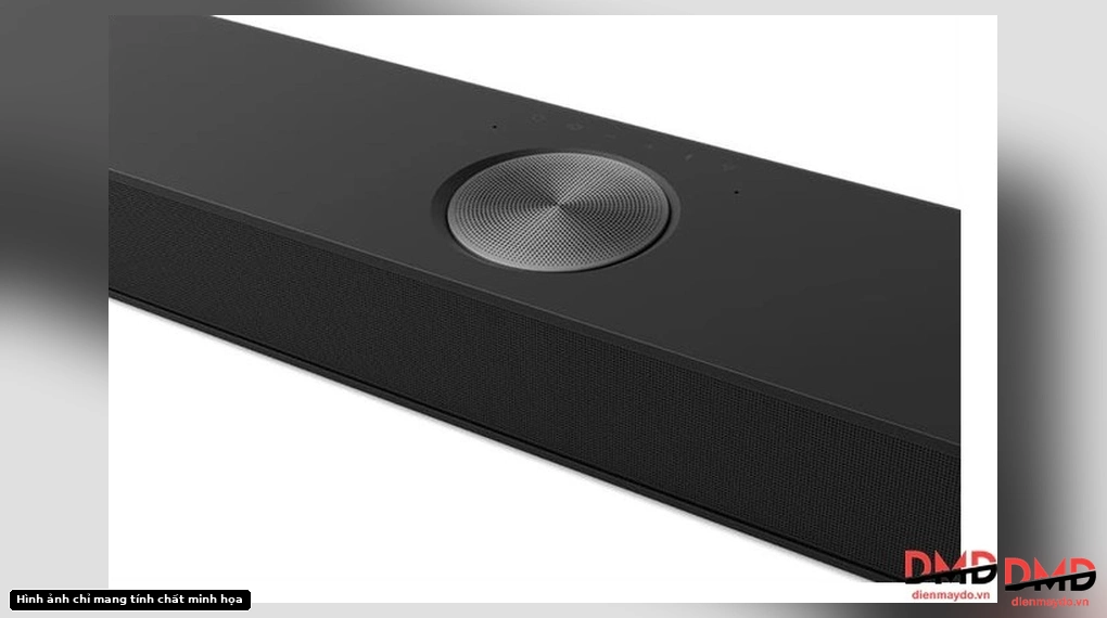 Bộ loa thanh LG S95AR soundbar top control panel close-up