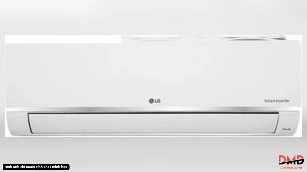 Front view of Điều hòa LG Inverter 1.5 HP AMNQ12GSJB0 indoor unit