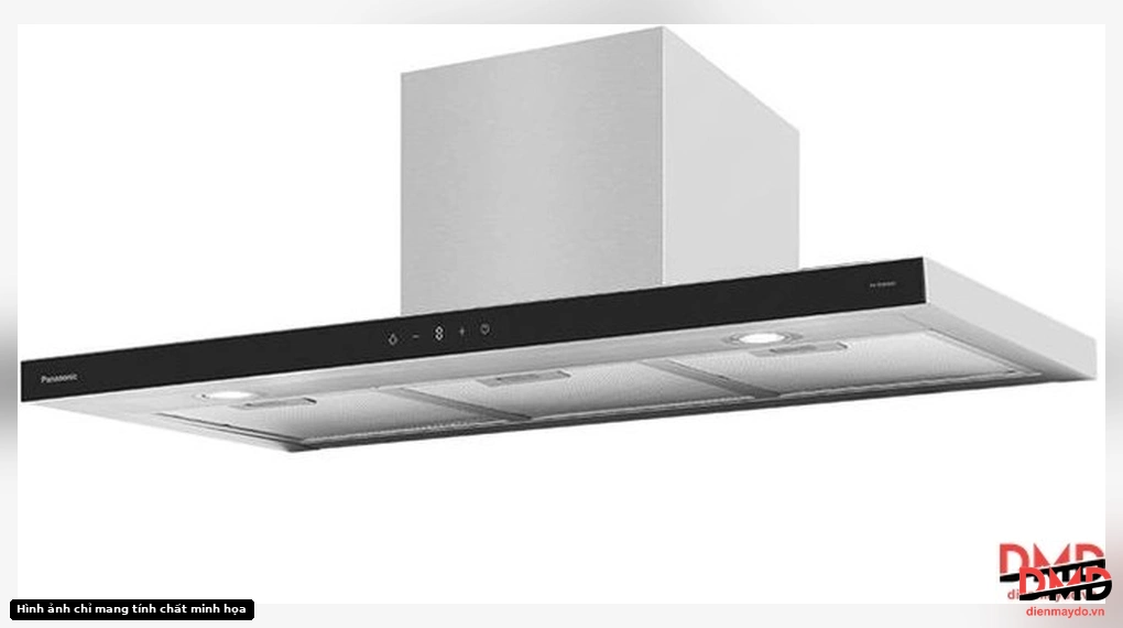 Panasonic FV-TX9ADSYUE range hood left angled underside view