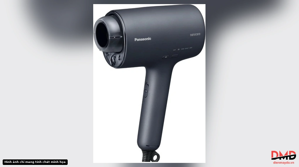 Panasonic EH-NA0J-A645 1600W hair dryer with styling nozzle attachment