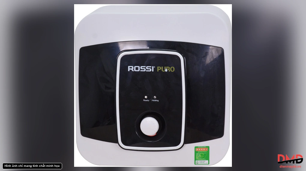 Bình nóng lạnh gián tiếp Rossi Puro 20 lít RPO20SQ