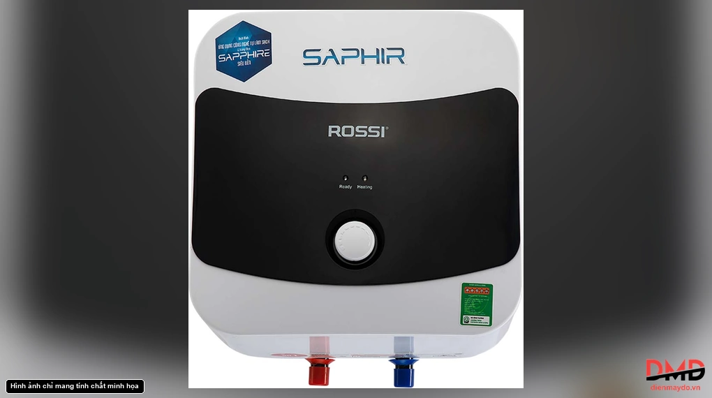 Bình nóng lạnh gián tiếp Rossi Saphir 15 lít RSR16SQ