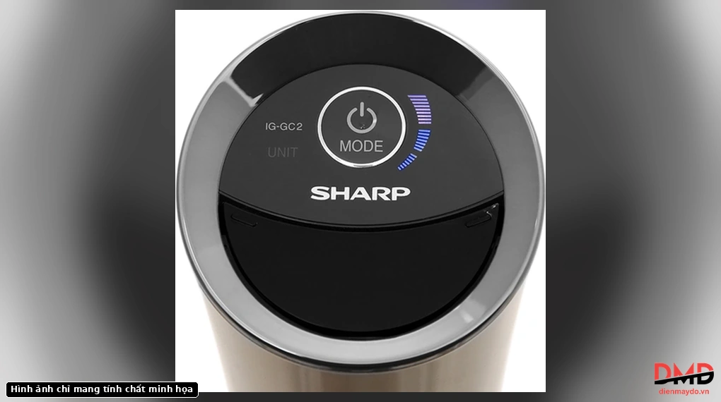 Bảng điều khiển nút nhấn của máy tạo ion Sharp IG-GC2E-N