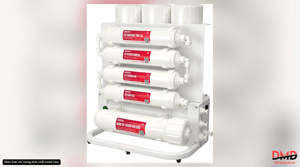 Máy lọc nước RO Rossi Blanc 8 lõi âm tủ