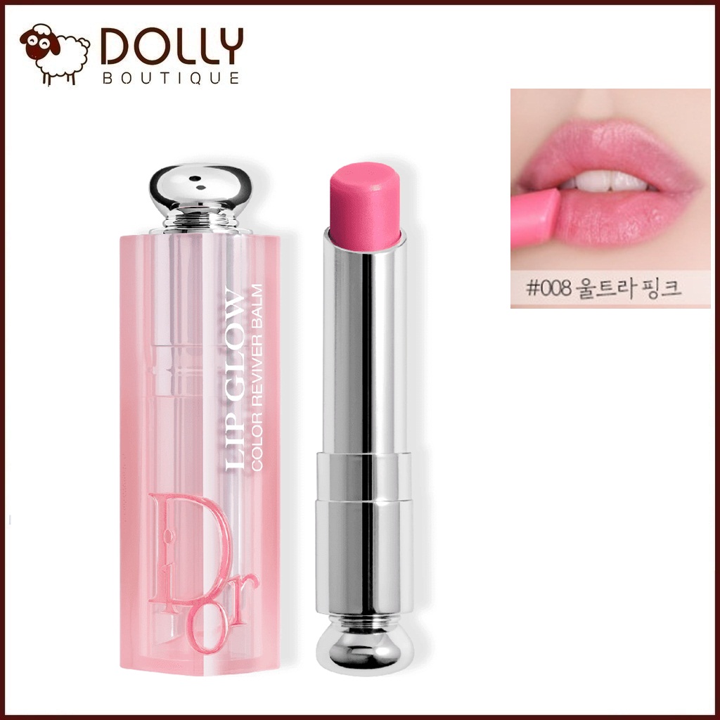 Son Dưỡng Dior 102 Matte Raspberry Màu Hồng Tím Hot Nhất