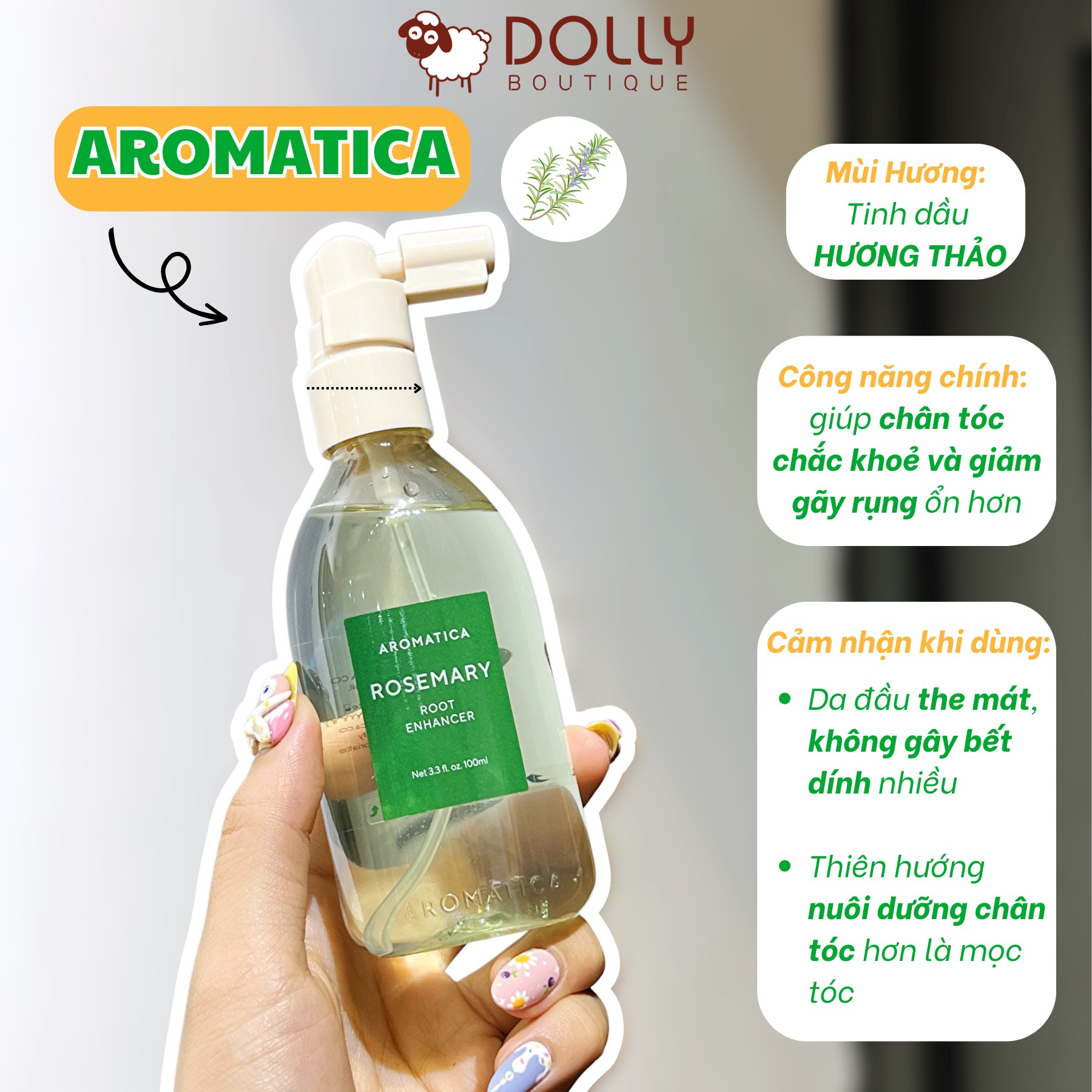 Aromatica Rosemary Root Enhancer 100ml