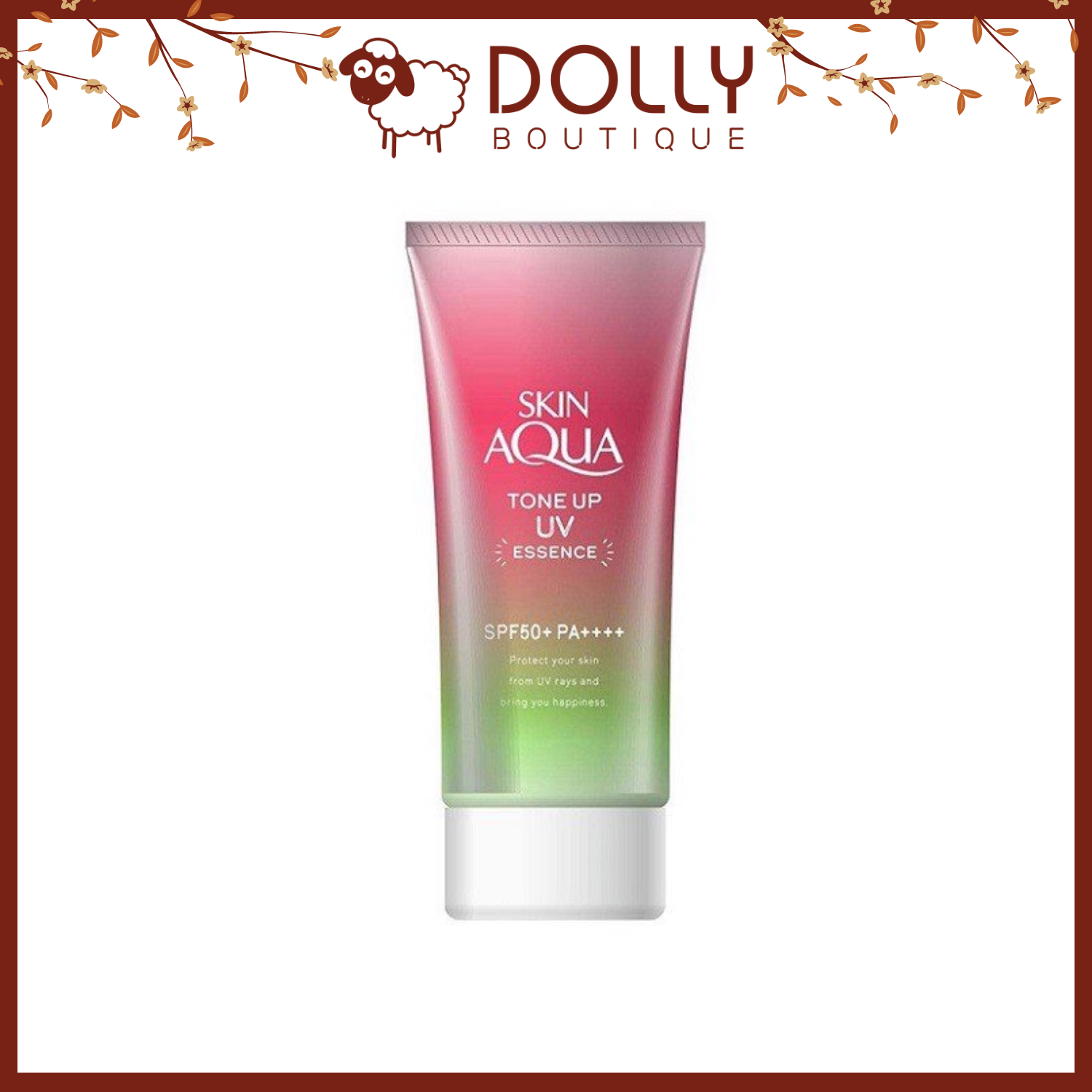 Kem Chống Nắng Nâng Tông Da Skin Aqua Tone Up UV Essence Happiness Aura SPF50+ PA++++ 80g NĐ