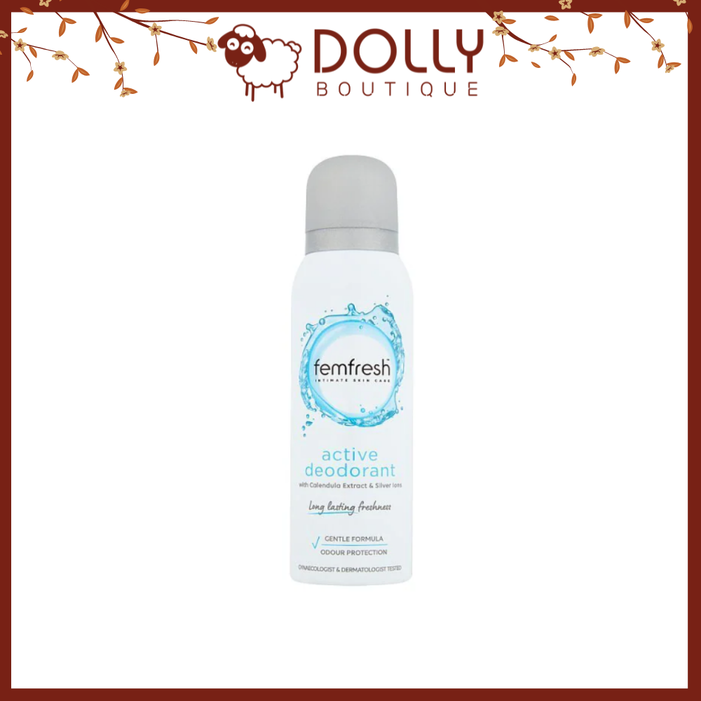 Xịt Thơm Mát Vùng Kín Femfresh Ultimate Care Deodorant - 125ml (Active)