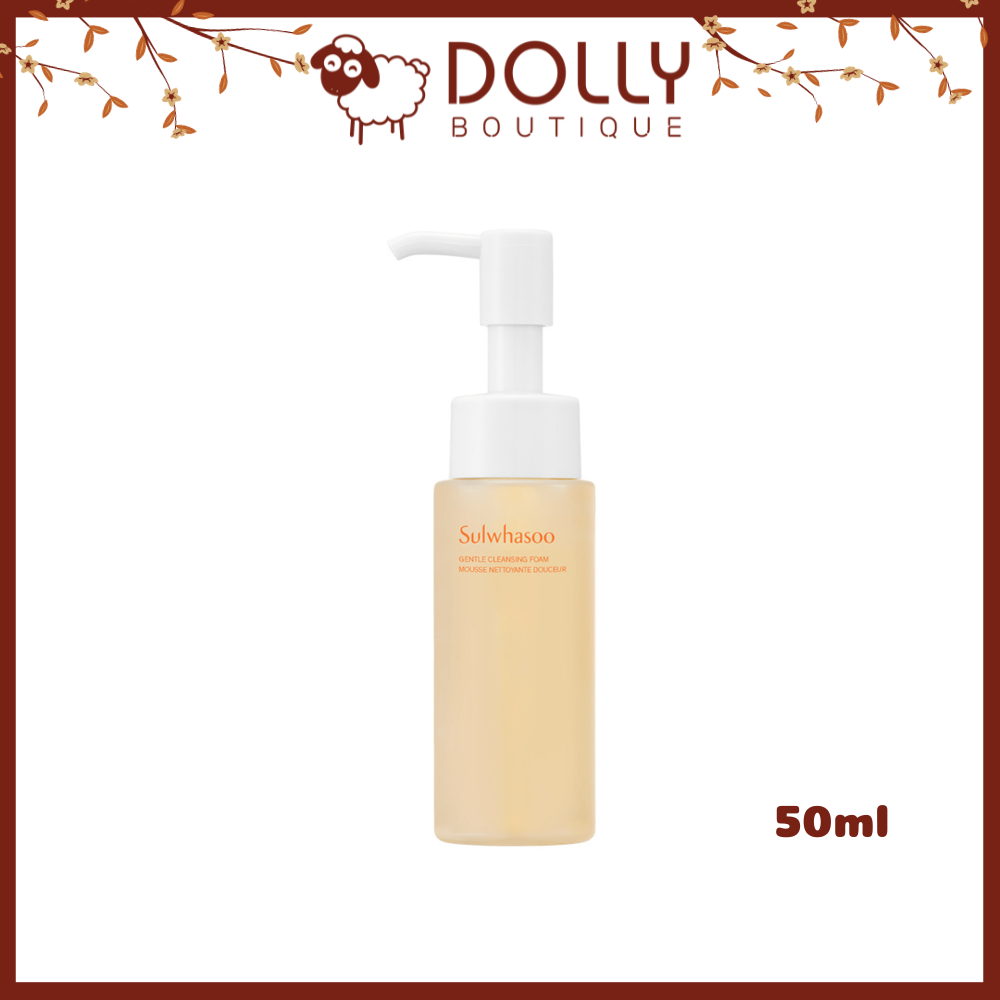 Sữa Rửa Mặt Mini Dịu Nhẹ Sulwhasoo Gentle Cleansing Foam 50ml - Phiên Bản 2023
