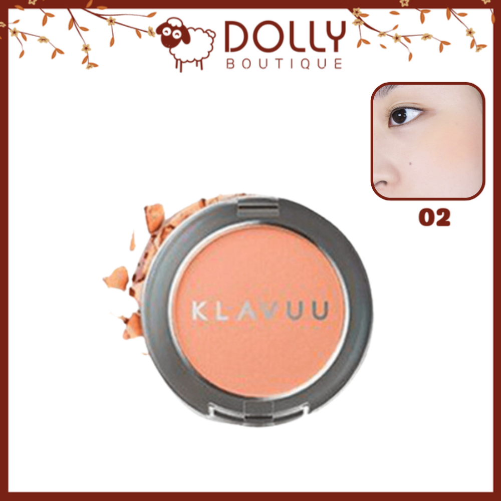 Phấn Má Klavuu Urban Pearlsation Natural Powder Blusher 02