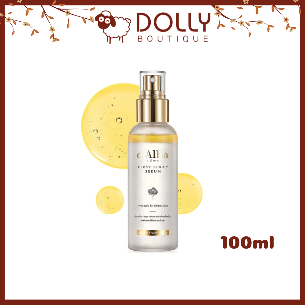 Serum Dạng Xịt Dưỡng Ẩm Căng Bóng Da D'alba White Truffle The First Spray Serum