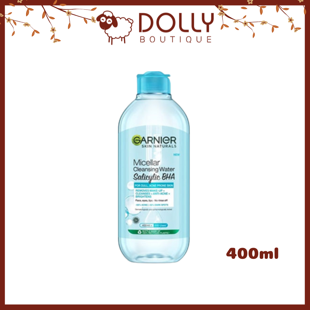 Nước Tẩy Trang Garnier Micellar Cho Da Dầu Mụn 400ml
