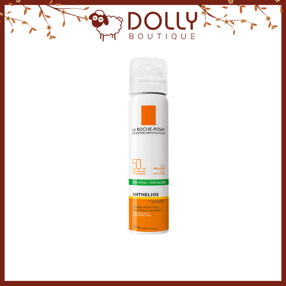 Xịt Chống Nắng La Roche-Posay Anthelios Invisible Face Mist Anti-Shine SPF50 - 75ml
