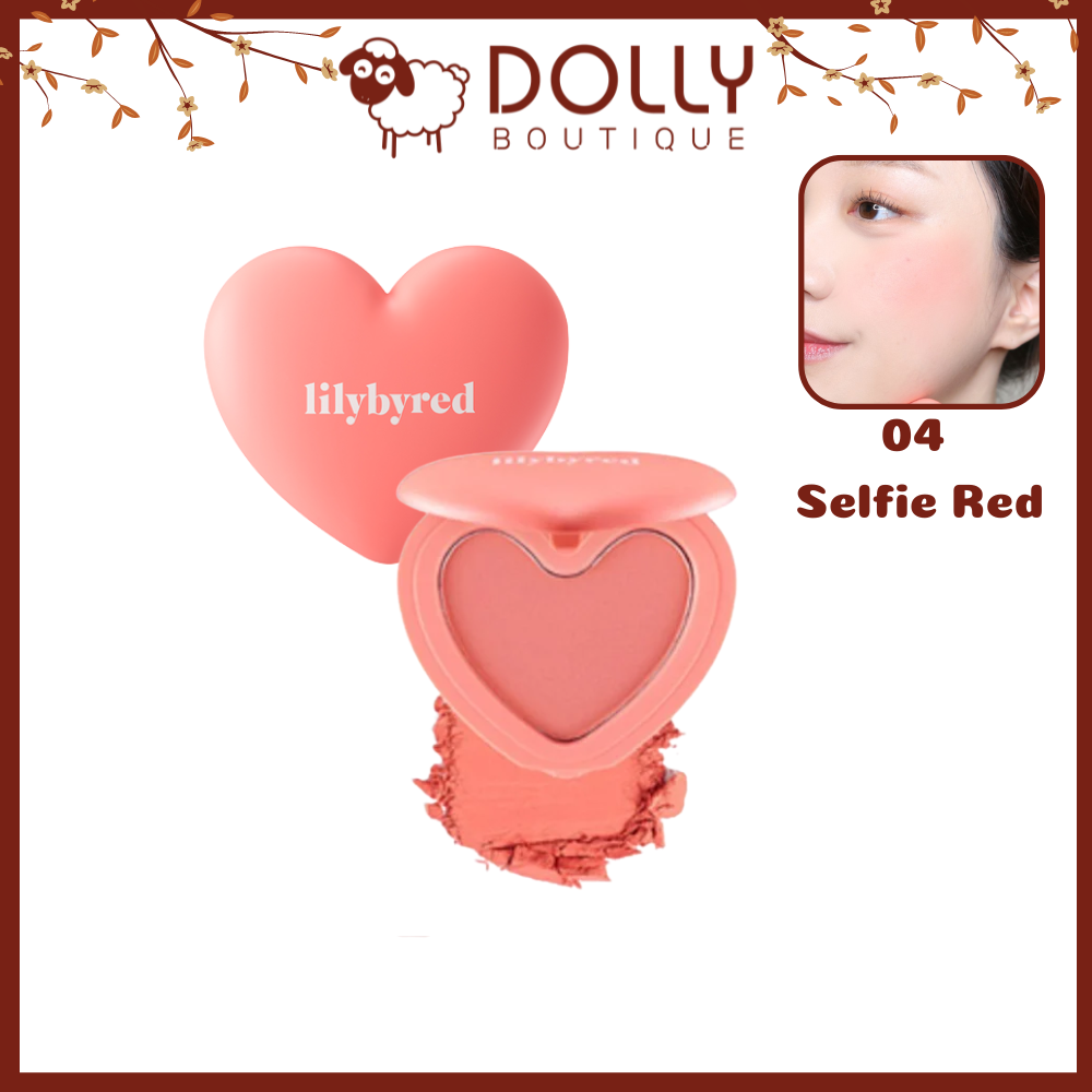Phấn Má Hồng Lilybyred Luv Beam Cheek 04 Selfie Red