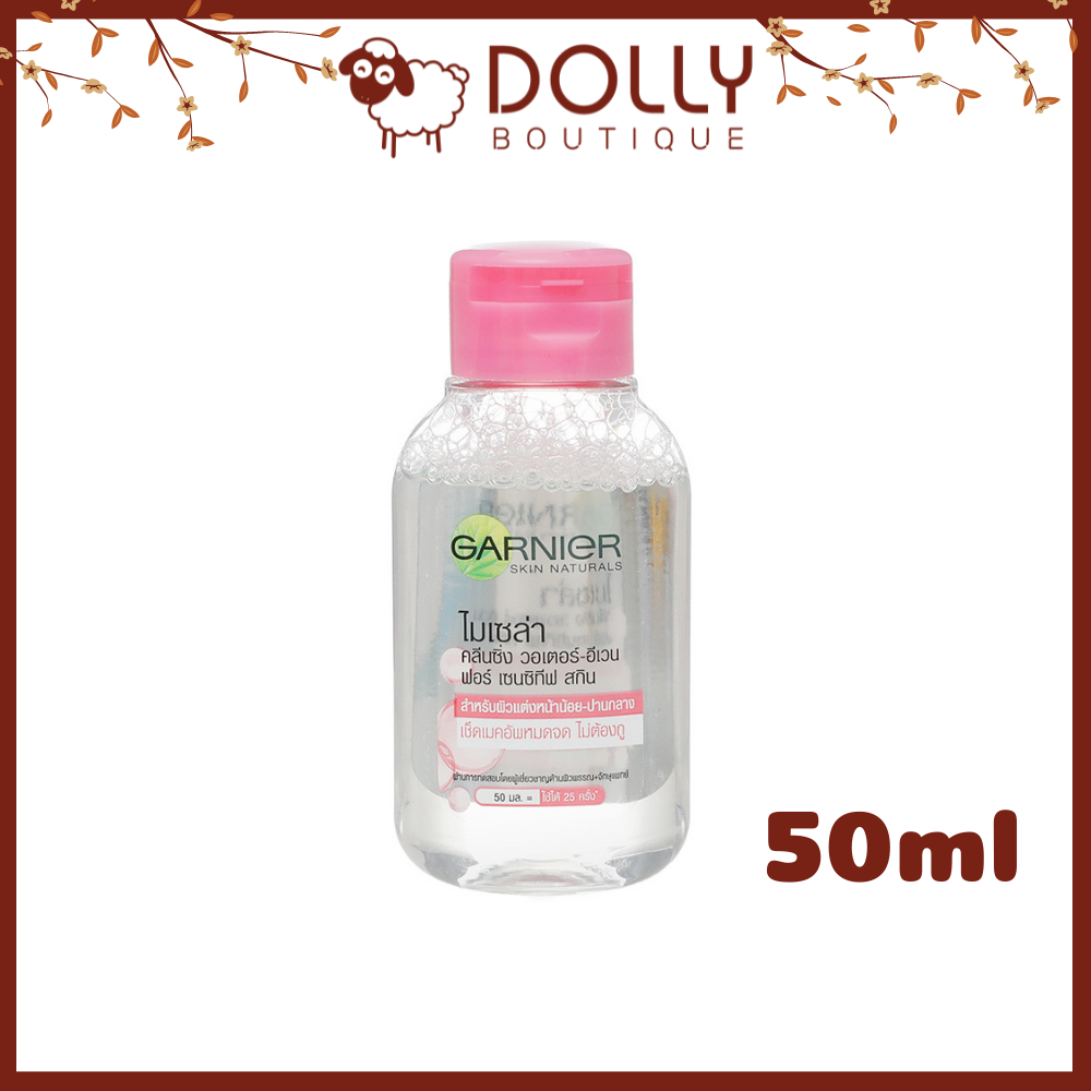 Nước Tẩy Trang Garnier Micellar Cleansing Water 50ml