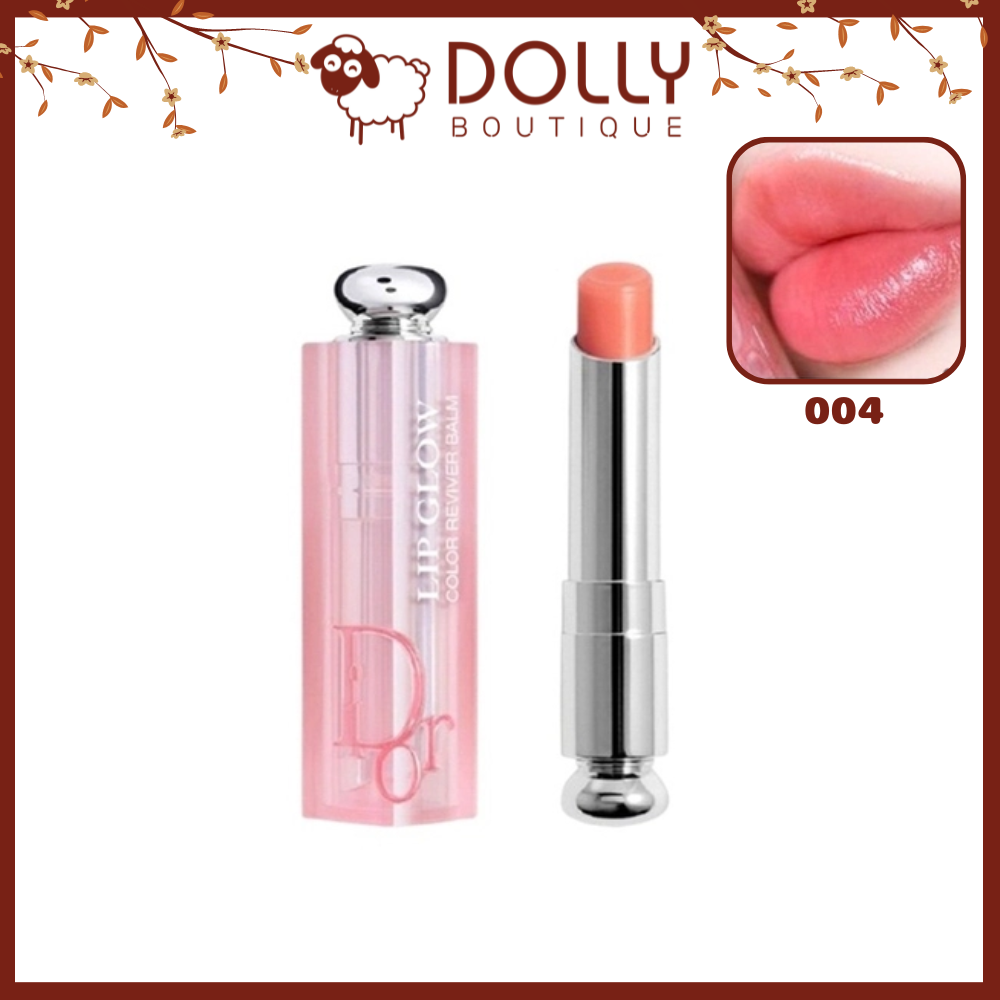 Son dưỡng DIOR 004 Coral  Addict Lip Glow Bản Mới