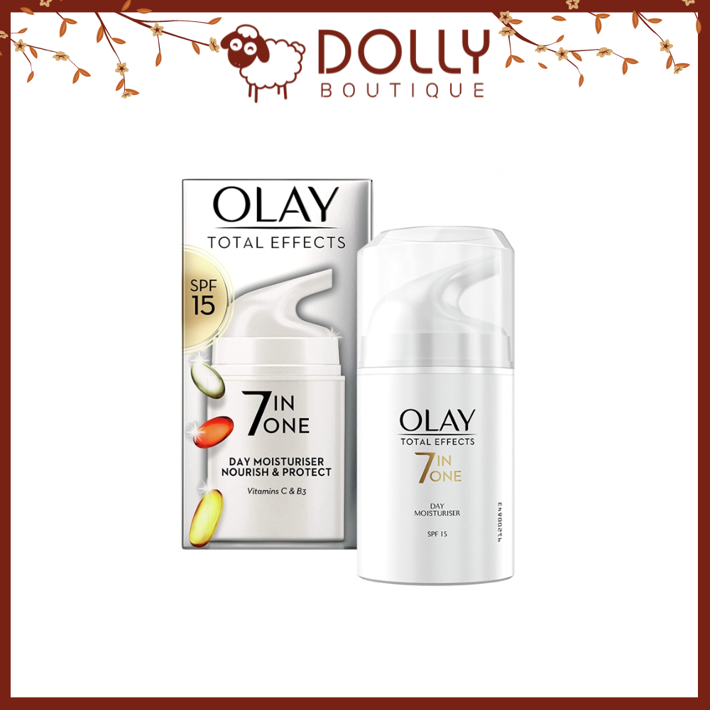 Kem Dưỡng Ẩm Ngày 7 Tác Dụng Olay Total Effects 7 In One Anti Ageing Moisturiser SPF15 - 50ml NĐ
