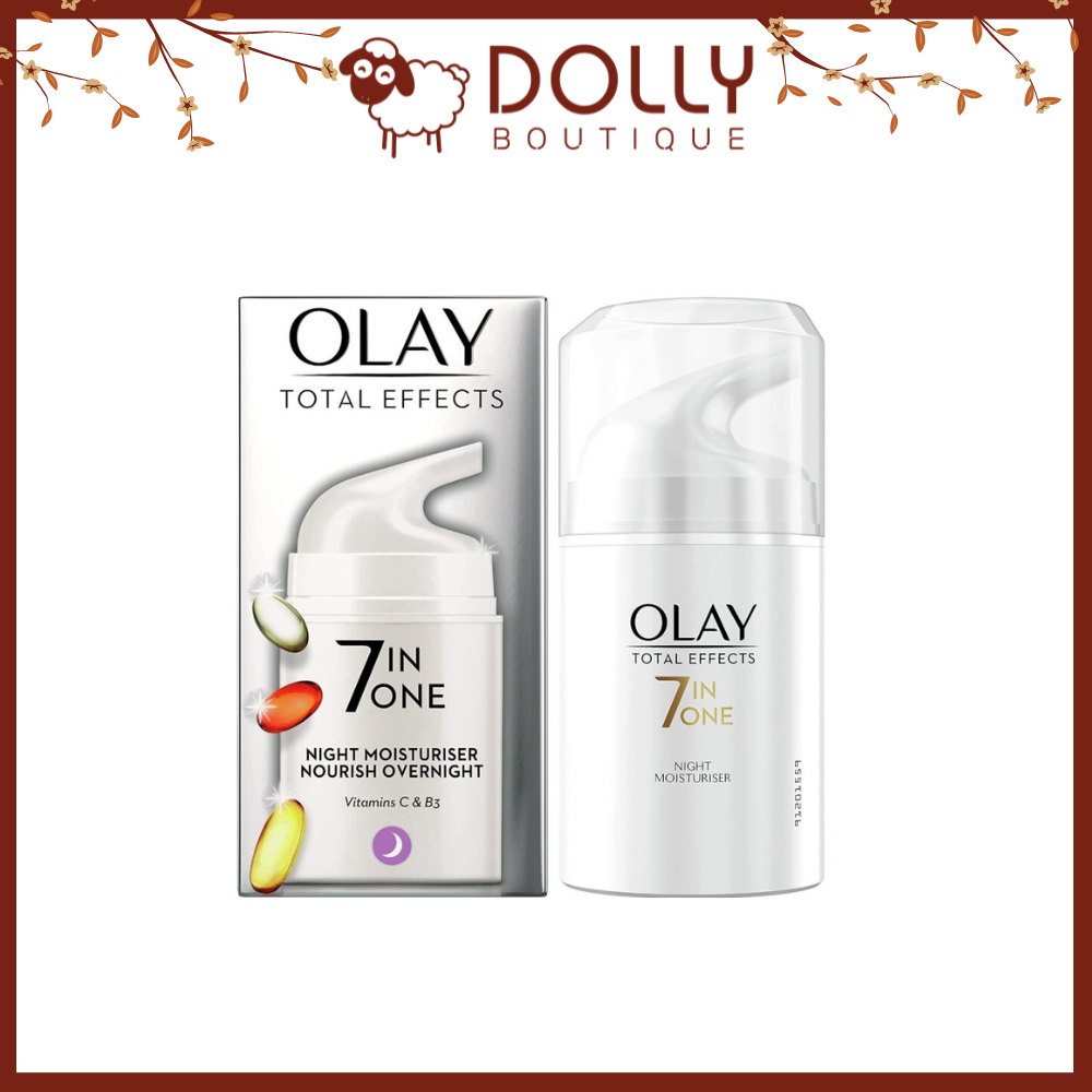Kem Dưỡng Ẩm Đêm Olay Total Effects 7 In One Night Firming Moisturiser - 50ml NĐ