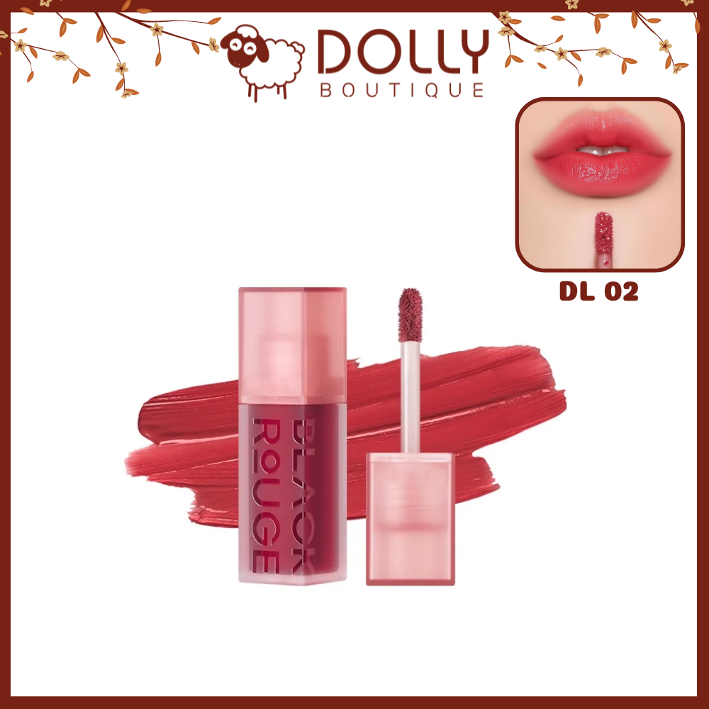 Son Kem Black Rouge Double Layer Over Velvet  DL02 Mute Layer Hồng Lạnh
