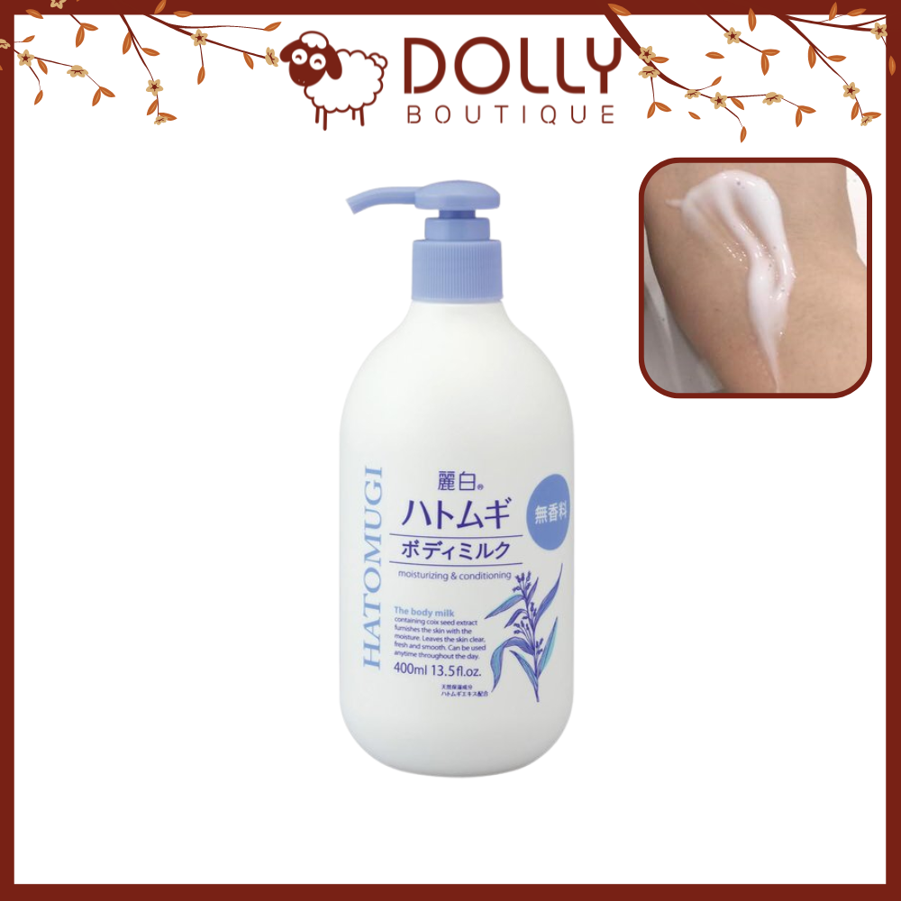 Sữa Dưỡng Thể Dùng Ban Đêm Hatomugi Moisturizing & Conditioning The Body Milk - 400ml